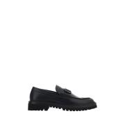 Valentino Garavani Lderloafers med VLogo Plaque Black, Herr