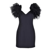 Pinko Elegant klänning i polyester elastanblandning Black, Dam