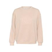 InWear Vanilla Melange Mono Sweatshirt White, Dam