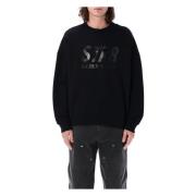 Golden Goose Star Logo Crew Neck Sweatshirt Black, Herr