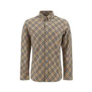 Burberry Casual Rutig Skjorta Multicolor, Herr