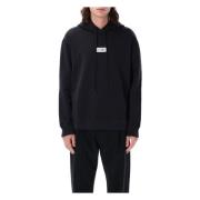 MM6 Maison Margiela Tag Hoodie för Stiligt Utseende Black, Herr