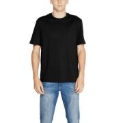 Antony Morato Svart Bomull Herr T-shirt Höst/Vinter Kollektion Black, ...