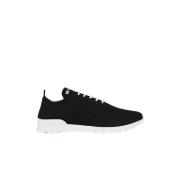 Kiton Modern Mesh Fit Sneakers Black, Dam