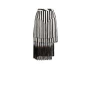 Roberto Cavalli Zebra Avantgarde Franskjol Multicolor, Dam