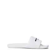 Alexander Wang Vita Texturerade Slip-On Skor White, Dam