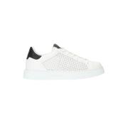 Roberto Cavalli Perforerade låga sneakers White, Herr