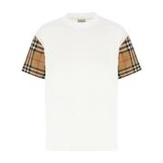 Burberry Casual Bomull T-shirt för Män White, Dam