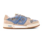 Fendi Mocka Sneakers med FF-insatser Multicolor, Dam