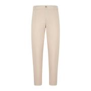 Kiton Beige Bomull Jogger-Stil Byxor Beige, Herr