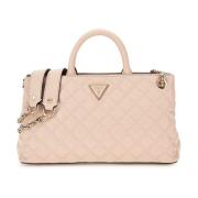 Guess Ljus Beige Spark Micro Mini Axelväska Pink, Dam