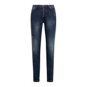 Kiton Slim Fit Bomullsjeans Blue, Herr