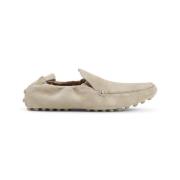 Tod's Neutrala Mocka Loafers för Kvinnor Beige, Dam