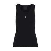 Givenchy Svart Tanktop Stiliga Kvinnor Black, Dam