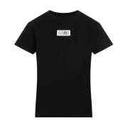 MM6 Maison Margiela T-shirt i bomull Black, Dam