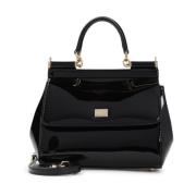 Dolce & Gabbana Svart Handväska Elegant Stil Black, Dam