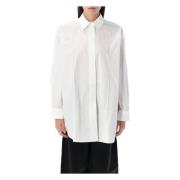 Remain Birger Christensen Oversized Skjorta i Trendig Stil White, Dam