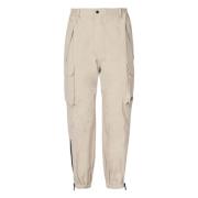 Dsquared2 Beige Cargo Byxor med Elastisk Midja Beige, Herr