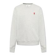 Ami Paris Sweatshirt med logotyp Gray, Herr