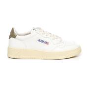 Autry Vita Gröna Läder Sneakers White, Dam