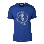 Bikkembergs Bomull Elastan T-shirt Blue, Herr