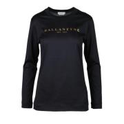 Ballantyne Bomull T-shirt Blue, Dam