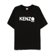 Kenzo Svart Crew Neck T-shirt Black, Herr