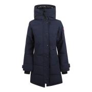 Canada Goose Stiliga Shelburne Parka Kappor Blue, Dam