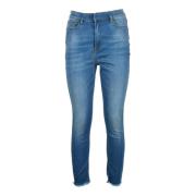 Pinko Bomulls Jeans Blue, Dam