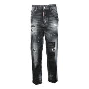 Dsquared2 Stiliga bomull elastan jeans Black, Dam