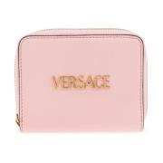 Versace Läder plånbok med logotyp Pink, Dam