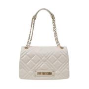 Love Moschino Beige Handväska Dam Medium Vår/Sommarkollektion Beige, D...