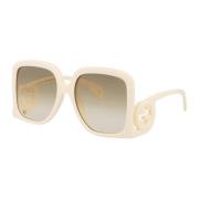 Gucci Stiliga solglasögon Gg1326S Beige, Dam