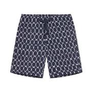 Orlebar Brown Midnight Navy Geo Tile Stickade Shorts Blue, Herr