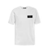 Balmain Vita T-shirts och Polos White, Herr