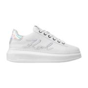 Karl Lagerfeld Sneakers kapri signia kl62510a vit lthr White, Dam