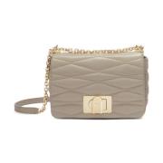 Furla Kedjelänk Skuldväska, Beige Beige, Dam