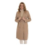 Guess Dubbelknäppt Jade Dust Coat med knappar Beige, Dam