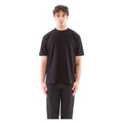 Circolo 1901 Mjuk Cashmere Touch Jersey Tee i Svart Black, Herr