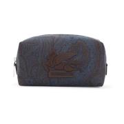 Etro Jacquard Arnica Pouch Blå Blue, Herr