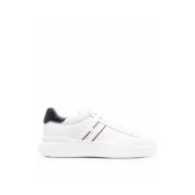 Hogan Vita Lädersneakers med Logopatch White, Herr