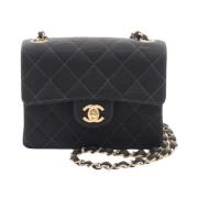 Chanel Vintage Pre-owned Canvas chanel-vskor Black, Dam