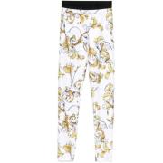 Versace Jeans Couture Barocco Print Logo Leggings Multicolor, Dam