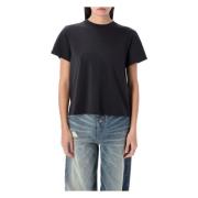 MM6 Maison Margiela Rynkad Baksida T-shirt Black, Dam