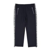 Love Moschino Logo Sweatpants med Sidologoband Blue, Dam