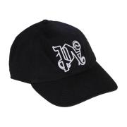 Palm Angels Monogram Baseball Cap Black, Dam