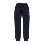 Moncler Sweatpants med logotyp Blue, Dam