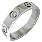 Cartier Vintage Pre-owned Silver ringar Gray, Dam