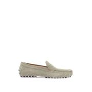 Tod's Beige Mocka Kör Moccasin med Gummisula Beige, Herr