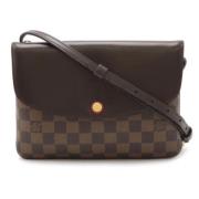 Louis Vuitton Vintage Pre-owned Plast axelremsvskor Brown, Dam